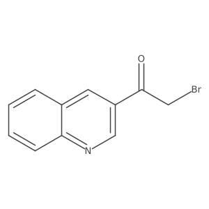 2-Bromo-1-(3-quinolinyl)ethanone Structure