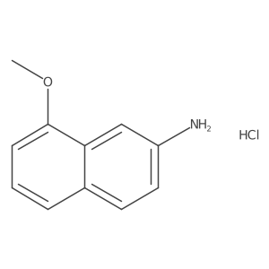 8-Methoxynaphthalen-2-amine hydrochloride Structure