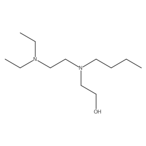 2-[Butyl[2-(diethylamino)ethyl]amino]ethanol Structure