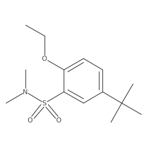 {[5-(Tert-butyl)-2-ethoxyphenyl]sulfonyl}dimethylamine Structure