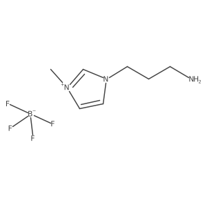1-(3-Aminopropyl)-3-methylimidazolium tetrafluoroborate Structure