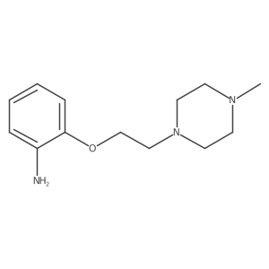 2-[2-(4-Methylpiperazin-1-yl)ethoxy]aniline结构式