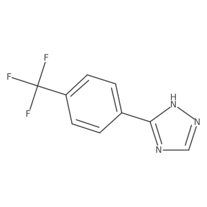 5-[4-(trifluoromethyl)phenyl]-1H-1,2,4-triazole Structure