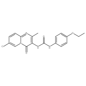 1-(7-chloro-2-methyl-4-oxo-4H-pyrido[1,2-a]pyrimidin-3-yl)-3-(4-ethoxyphenyl)urea结构式