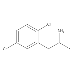 2,5-Dichloro-I+/--methylbenzeneethanamine Structure