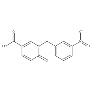 1-(3-Nitrobenzyl)-6-oxo-1,6-dihydropyridine-3-carboxylic acid结构式