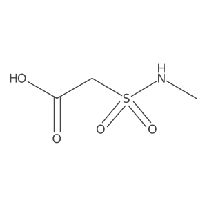 2-(Methylsulfamoyl)acetic acid Structure