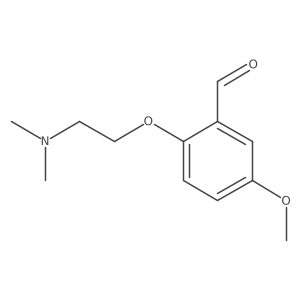 2-(2-(Dimethylamino)ethoxy)-5-methoxybenzaldehyde Structure