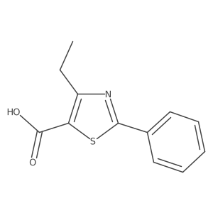 4-Ethyl-2-phenylthiazole-5-carboxylic acid Structure