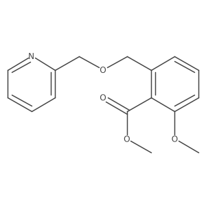 2-Methoxy-6-(pyridin-2-ylmethoxymethyl)-benzoic acid methyl ester Structure