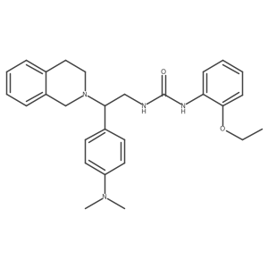 1-(2-(3,4-dihydroisoquinolin-2(1H)-yl)-2-(4-(dimethylamino)phenyl)ethyl)-3-(2-ethoxyphenyl)urea结构式