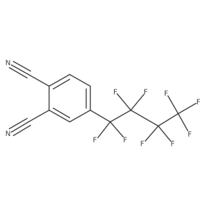 4-(Nonafluorobutyl)benzene-1,2-dicarbonitrile结构式