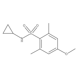 N-cyclopropyl-4-methoxy-2,6-dimethylbenzenesulfonamide Structure