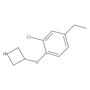 3-(2-Chloro-4-ethylphenoxy)azetidine Structure