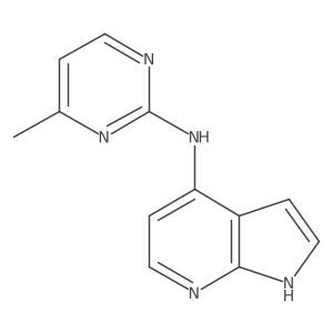 N-(4-Methyl-2-pyrimidinyl)-1H-pyrrolo[2,3-b]pyridine-4-amine结构式