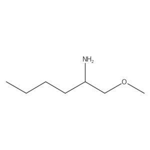 1-Methoxyhexan-2-amine结构式
