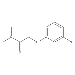 2-(3-fluorophenoxy)-N,N-dimethylacetamide Structure