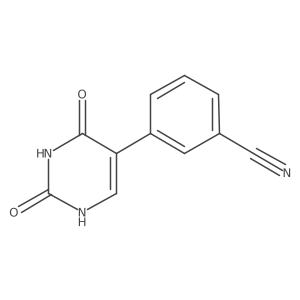 5-(3-Cyanophenyl)-(2,4)-dihydroxypyrimidine Structure