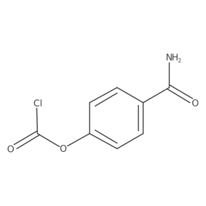 4-Carbamoylphenyl chloroformate结构式