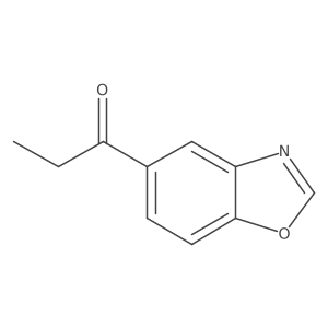 1-(5-Benzoxazolyl)-1-propanone结构式