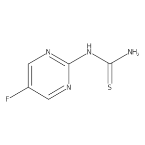 (5-Fluoropyrimidin-2-yl)thiourea Structure