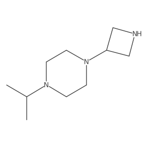 1-(Azetidin-3-yl)-4-isopropylpiperazine结构式