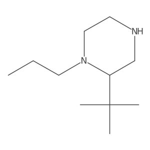 2-Tert-butyl-1-propylpiperazine Structure