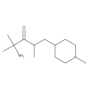2-amino-N,2-dimethyl-N-[(1-methyl-4-piperidinyl)methyl]Propanamide Structure