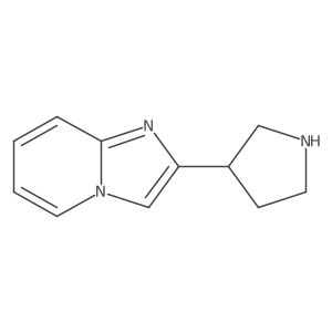 3-{Imidazo[1,2-a]pyridin-2-yl}pyrrolidine Structure