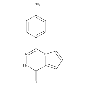 4-(4-aminophenyl)pyrrolo[1,2-d][1,2,4]triazin-1(2H)-one结构式