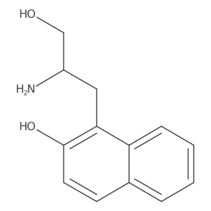 1-(2-Amino-3-hydroxypropyl)naphthalen-2-ol Structure