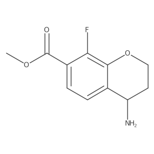 Methyl (S)-4-amino-8-fluorochromane-7-carboxylate hydrochloride结构式