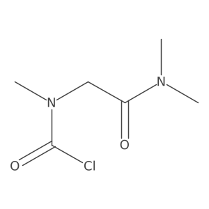 N-[2-(dimethylamino)-2-oxoethyl]-N-methylCarbamic chloride结构式