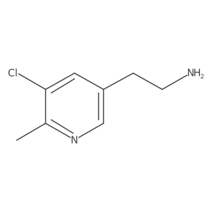2-(5-Chloro-6-methylpyridin-3-YL)ethanamine结构式