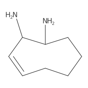 Rel-(1R,2R)-cyclooct-3-ene-1,2-diamine结构式