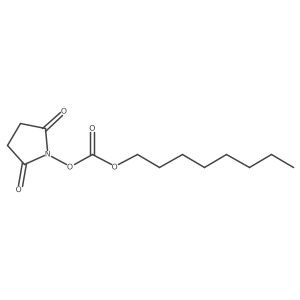 (2,5-Dioxopyrrolidin-1-yl) octyl carbonate Structure