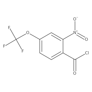 2-Nitro-4-(trifluoromethoxy)benzoylchloride结构式