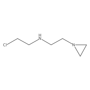 N-(2-Chloroethyl)-1-aziridineethanamine结构式