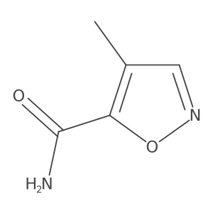 4-Methyl-5-isoxazolecarboxamide结构式