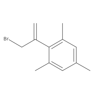 2-(3-Bromoprop-1-en-2-yl)-1,3,5-trimethylbenzene Structure