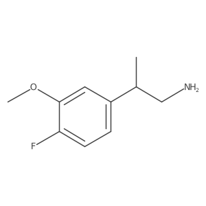 2-(4-Fluoro-3-methoxyphenyl)propan-1-amine Structure