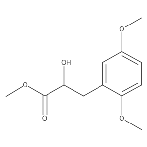 Methyl 3-(2,5-dimethoxyphenyl)-2-hydroxypropanoate Structure