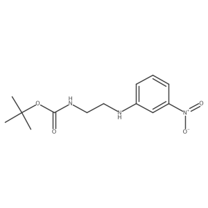 tert-butyl N-{2-[(3-nitrophenyl)amino]ethyl}carbamate Structure