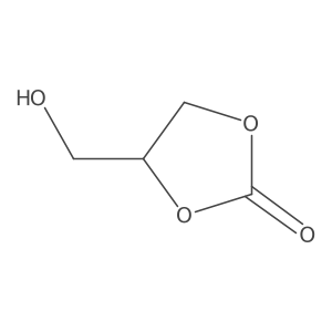 (R)-4-(Hydroxymethyl)-1,3-dioxolan-2-one Structure