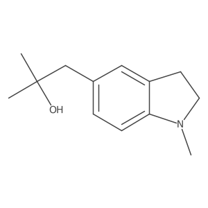 2-methyl-1-(1-methyl-2,3-dihydro-1H-indol-5-yl)propan-2-ol Structure