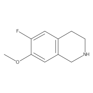 6-Fluoro-7-methoxy-1,2,3,4-tetrahydroisoquinoline Structure