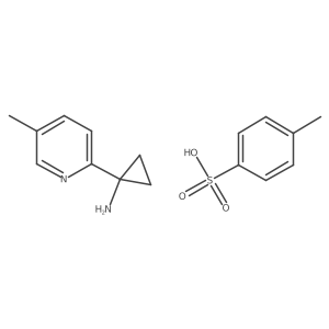 1-(5-Methylpyridin-2-yl)cyclopropanamine 4-methylbenzenesulfonate Structure