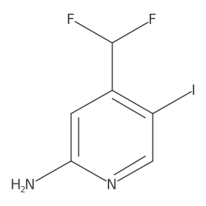 4-(Difluoromethyl)-5-iodopyridin-2-amine Structure
