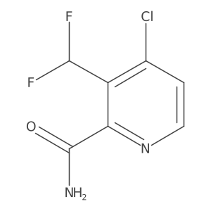 4-Chloro-3-(difluoromethyl)picolinamide Structure