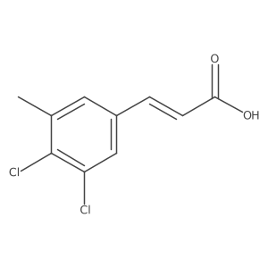3,4-Dichloro-5-methylcinnamic acid结构式